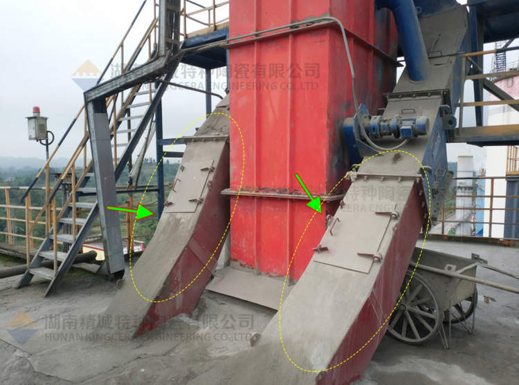 mg冰球突破特瓷牌耐磨陶瓷内衬下料溜槽