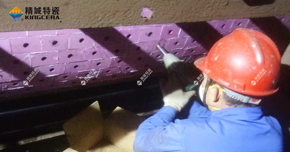 mg冰球突破牌新型耐磨陶瓷布料机圆辊使用效果