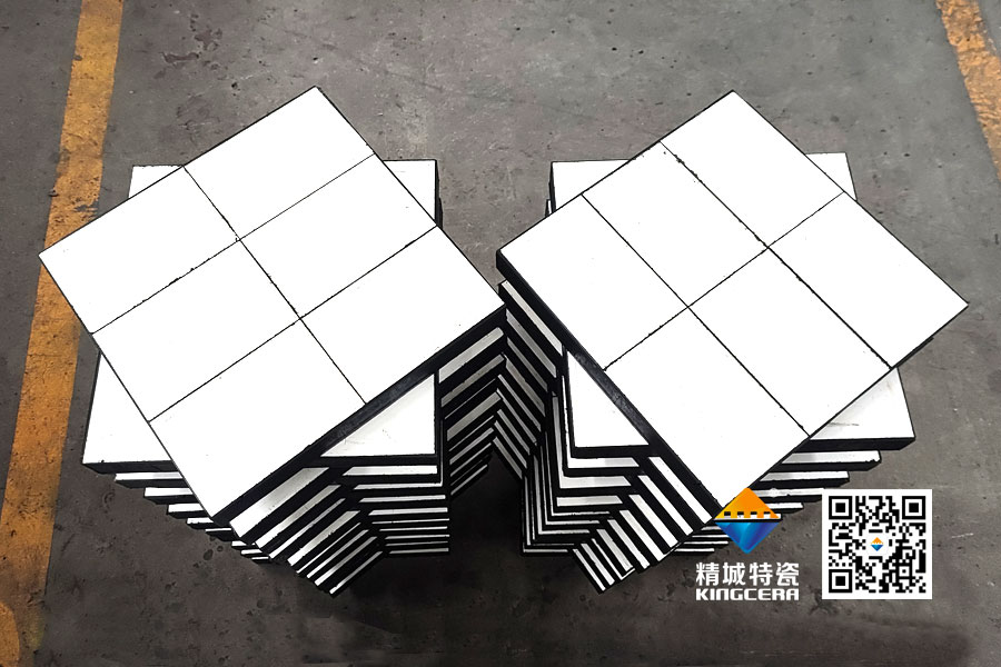 mg冰球突破ZTA陶瓷橡胶复合衬板